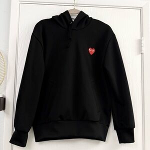 Comme des Garcons Black Hooded Sweatshirt